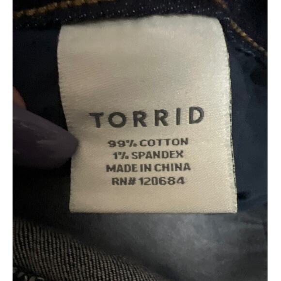 Torrid Womens Comfort Stretch Bootcut Jeans Blue Size 18R - Picture 8 of 9